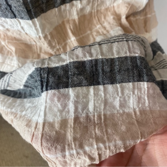 Little Yellow Button (Anthropologie) Peach/Striped Casual Tee Size S - Picture 9 of 15